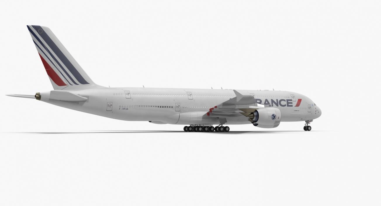 Airbus A380-1000 Air France 3D